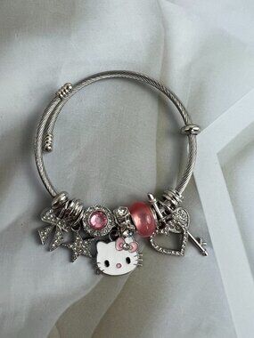 Pink Hello Kitty Bracelet cute